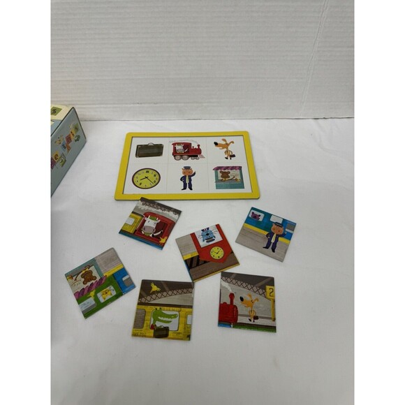 Mudpuppy Picture This Puzzle Matching Game -4 Boards 24 Pieces Complete Set - Picture 4 of 14